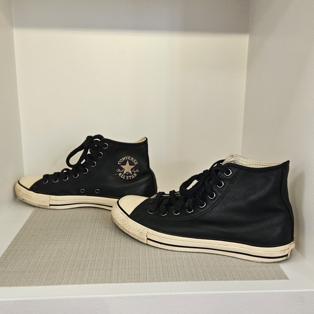 Converse Black High-Top Sneakers - Picture 12 of 15